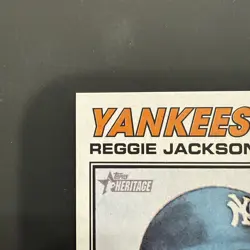 2026 Topps Heritage Baseball Reggie Jackson Real One Red Ink Autograph /77! - Image 3