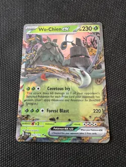 Wo-Chien EX DOUBLE RARE - POKEMON CARD - PALDEA EVOLVED - 027/193 NEW - Image 1