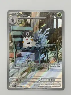 Pokemon Spewpa Illustration Rare Holo Stage 1 Card 089/088 POR English 2026 - Image 1