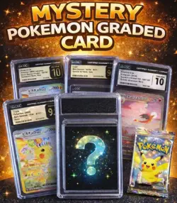 Pokemon Mystery Box +5 Random Cards - One Random Graded Slab (CGC Or PSA) - Image 1