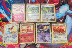 Pokemon TCG Radiant Collection Card Lot Eevee Growlithe Jirachi Etc 7 Cards - Image 1