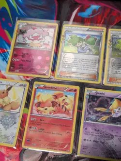 Pokemon TCG Radiant Collection Card Lot Eevee Growlithe Jirachi Etc 7 Cards - Image 3