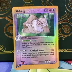 Slaking 12/109 Reverse Holo Ex Ruby & Sapphire 2003 Pokemon Card HP - Image 1