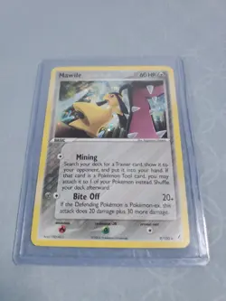 Mawile 9/100 EX Crystal Guardians Holo 2006 Pokemon Card - Image 2