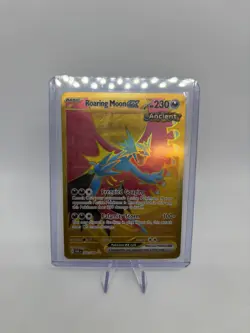 Pokemon TCG Roaring Moon EX Full Art Gold Paradox Rift Card 262/182 NM - Image 2