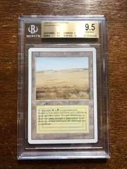 1994 MTG Magic The Gathering Revised Savannah BGS 9.5 Gem Mint w/10 Dual Land - Image 1