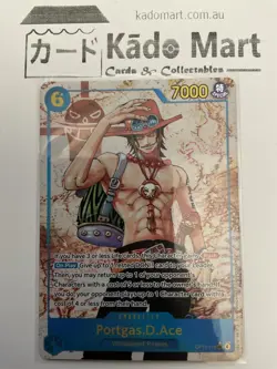 Portgas D. Ace OP13-119 SEC (Alt Art) Carrying on His Will One Piece TCG Card - Image 1