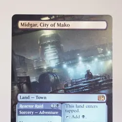 Midgar, City of Mako Borderless 313 Foil MTG Final Fantasy FIN NM - Image 3