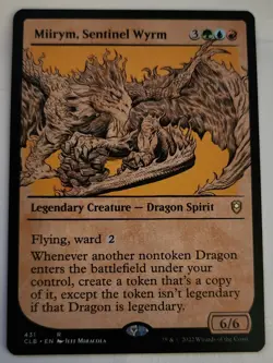 Miirym, Sentinel Wyrm Showcase MTG CLB 431 NM Never Played Dragon - Image 1