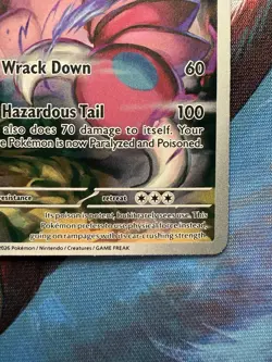 Drapion 097/088 POR Rare Regular Stage 1 140 HP Scorpion Pokemon TCG - Image 3