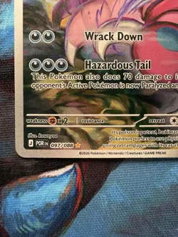 Drapion 097/088 POR Rare Regular Stage 1 140 HP Scorpion Pokemon TCG - Image 4