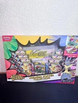 Pokemon TCG Ascended Heroes Premium Poster Collection Mega Lucario NEW Sealed - Image 2