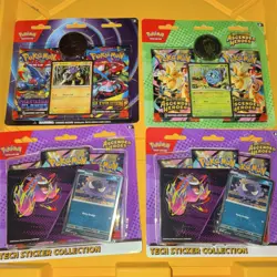 Pokemon TCG ascended heroes tech stickers, Tangela pack, and Raiku Blister - Image 1