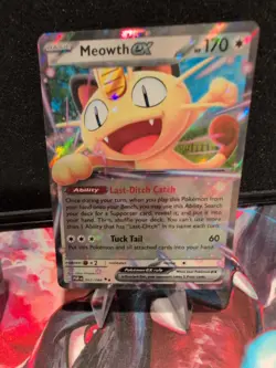 TCG Pokemon Meowth ex Perfect Order 062/088 Double Rare NM Pack Fresh 🔥🔥 - Image 1