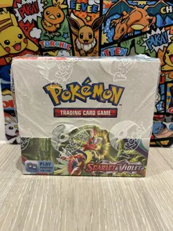Pokemon Scarlet and Violet Base Set Booster Box 36 packs Sealed #2 (small tear) - Image 1