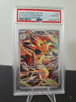 Pokemon TCG Ethan's Typhlosion #190 Destined Rivals PSA 10 GEM MINT *FRESH CERT* - Image 1
