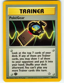 PokeGear - 1st Edition - 88/111 Neo Genesis - Pokemon TCG - 2000 - Image 1
