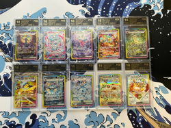 ALL FCG 10 Pokemon Japanese Terastal Festival Eevee Evolution SAR Sequential Set - Image 1