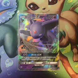 Espeon GX 61/149 Ultra Rare Holo Pokemon Sun & Moon Base Set - Image 1