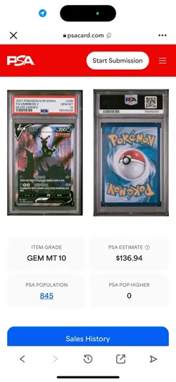 Pokemon TCG 2021 Umbreon V 189/203 Alt Art Evolving Skies GEM MINT PSA 10 - Image 3