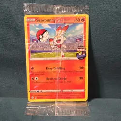 Scorbunny on the Ball Pokemon Futsal Promo 004/005 2020 (sealed) - Image 1
