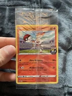 Pokemon Scorbunny On The Ball 004/005 Sealed Futsal Promo - Image 1