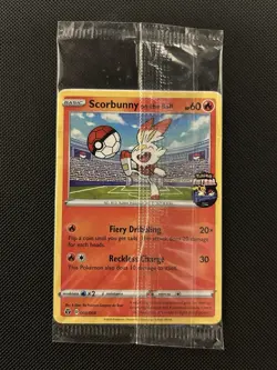 Pokemon TCG Scorbunny On the Ball Futsal Promo Card 004/005 - Sealed - Image 1