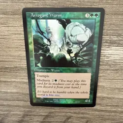 Arrogant Wurm FOIL Torment MP Magic The Gathering MTG Cards - Image 3
