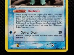 (MP) Ditto Squirtle 64/113 2005 EX Delta Species Regular Pokemon Card Yuka Morii - Image 4