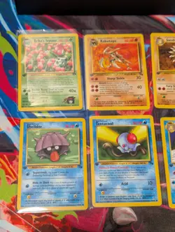Pokemon TCG First Edition Lot 14 Cards Ivysaur Golduck Kabutops Etc - Image 3