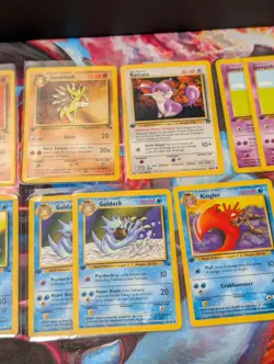 Pokemon TCG First Edition Lot 14 Cards Ivysaur Golduck Kabutops Etc - Image 4