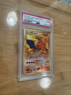 Pokemon Cards PSA 6 EX-MT Charizard Promo Rev Foil Neo 2 2000 Ultra Rare #006 - Image 3