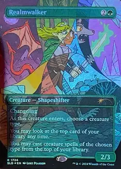 Light Play, English MTG Foil Realmwalker - Rainbow Foil Secret Lair Drop Series - Image 1