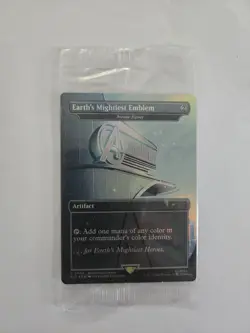 MTG Arcane Signet "Earth's Mightiest Emblem" RAINBOW FOIL P 0908 SLD x MARVEL - Image 1