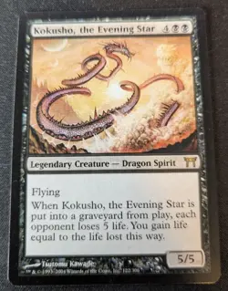 Kokusho, the Evening Star #122 NM Champions of Kamigawa CHK Magic MTG - Image 1