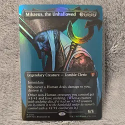 Mikaeus The Unhallowed NM Borderless Foil MTG Commander Masters CMM 675 - Image 1