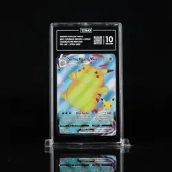 Pokemon Surfing Pikachu VMAX 009/025 Celebrations Full Art TAG 10 GEM MINT - Image 1