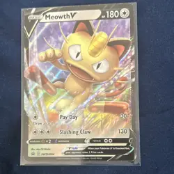 Pokemon Meowth V Promo Holo Card S-P Sword & Shield 028/S-P 180 HP - Image 2