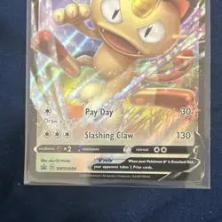 Pokemon Meowth V Promo Holo Card S-P Sword & Shield 028/S-P 180 HP - Image 4
