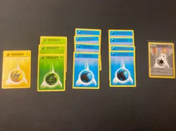 Lot Of 1st Edition Shadowless Base Set Pokemon Cards Energies MP-LP - Image 1