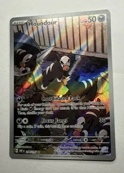 Houndour 204/197 Obsidian Flames Holo Pokemon Card Illustration Pack Fresh - Image 3