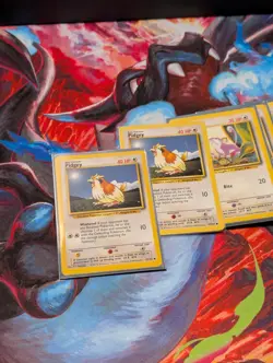 Pokemon Vintage WOTC Common Card Lot Charmander Psyduck Etc (Around 70 Cards) - Image 5