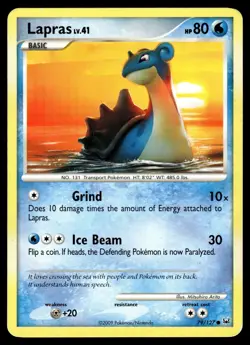 LAPRAS - 79/127 Common Platinum Pokemon MP - Image 1