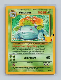 Venusaur 15/102 Classic Collection Celebrations: Classic Collection Pokemon LP - Image 1