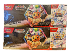 Pokemon Prismatic Evolutions Sams Club Bundle Lot of 2 Sealed New - Image 1