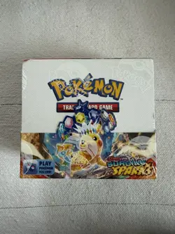 Pokemon Surging Sparks Booster Box (36 Packs) - New (TINY TEAR SEE PHOTOS) - Image 1