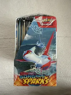 Pokemon Surging Sparks Booster Box (36 Packs) - New (TINY TEAR SEE PHOTOS) - Image 3