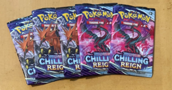 Pokemon - SWSH Chilling Reign - 5 Booster Packs - Image 1