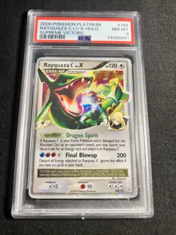 OFF Center 2009 Pokemon Platinum Rayquaza C Lv. X PSA 8 Supreme Victors - Image 1