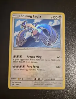 Pokemon TCG Shining Lugia Sun & Moon SM82 Promo Card NM Condition - Image 1
